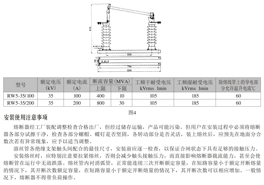 RW5-35高壓熔斷器